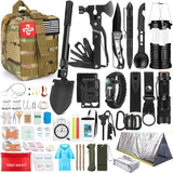 250-Piece Survival Kit with Molle Bag, First Aid & Emergency Tent – Outdoor, Hiking, Hunting
