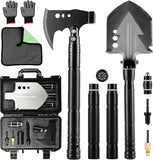 Camping Shovel and Axe Set – Foldable Multi-Tool Survival Gear with Saw & Fire Starter