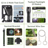 Survival Kit in Military-Grade Bag Camping Car Travel Must-Have