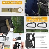 19-in-1 Survival Kit – Emergency Gear & Tools for Camping, Hunting, Fishing – Great Gift for Men