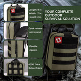 Survival Kit in Military-Grade Bag Camping Car Travel Must-Have