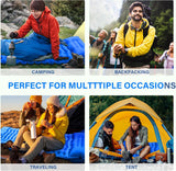 Ultralight Camping Sleeping Pad – Inflatable Mat with Pillow & Built-in Foot Pump, Compact for Backpacking, Hiking, Travel, Tent