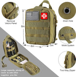 142-Piece Survival and First Aid Kit – Professional Gear with Molle Pouch for Camping, Outdoor Adventure, and Emergency Preparedness