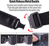 Men's 1.5" Tactical EDC CCW Belt: Heavy Duty Quick Release
