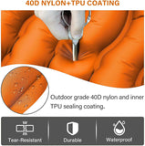 Ultralight Camping Sleeping Pad – Inflatable Mat with Pillow & Built-in Foot Pump, Compact for Backpacking, Hiking, Travel, Tent