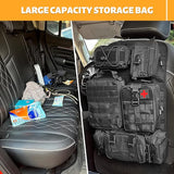 Tactical Car Seat Back Organizer – 5 Molle Pouches, Universal Fit