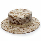 Military Tactical Camouflage Boonie Hat – Outdoor Sun Hat for Hiking, Mountaineering & Airsoft, Breathable Nylon Round-Brim Hat