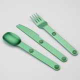 Magnetic Portable Camping Cutlery Set