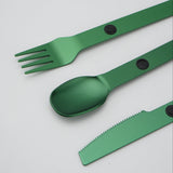 Magnetic Portable Camping Cutlery Set