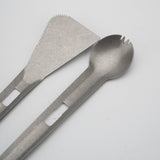 Titanium Vintage Portable Camping Cutlery Set