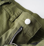 American Retro Pleated Paratrooper Cargo Pants