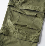 American Retro Pleated Paratrooper Cargo Pants