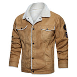 Men’s WWII Aviator Leather Jacket – Fur Lined Bomber Flight Coat