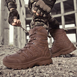 Men's Large Size Tactical Boots – Outdoor Military Combat Boots