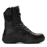 Men’s Tactical Military Boots – Breathable Non-Slip Outdoor Hiking & Work Combat Shoes with Steel Toe Protection