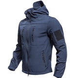 Men’s 3-in-1 Shark Skin Soft Shell Tactical Jacket – Waterproof, Windproof & Warm
