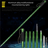 Lightweight Folding Multi-Function Hiking Pole with Knife