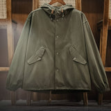 Retro M51 Military Jacket Vintage Fishtail Hooded Workwear Coat