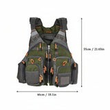 Multi-Functional Fishing Life Jacket – Detachable Floating Vest for Rock, Sea & Boat Fishing