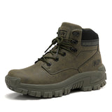 Men's Large Size Tactical Hiking Boots – Durable Outdoor Military Combat Training Boots for Mountaineering & Field Use