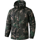 Men’s Winter Fleece-Lined Tactical Suit – Camouflage Warm Set with Reinforced Pants, Windproof & Breathable Outdoor Workwear