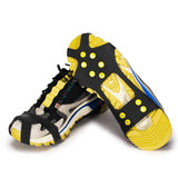 Retractable Ice Nail Life-Saving Cones, Winter Ice Fishing Emergency Safety Gear, Silicone & Stainless-Steel Rescue Spikes, Cold-Weather Survival Tool Set