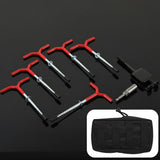 Winter Ice Fishing Ground Nail Kit – Heavy-Duty Ice Nails with Hammer & Tactical Bag