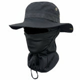 Camouflage Round-Brim Hat & Hood Set – Outdoor Windproof Mountaineering Fisherman Hat