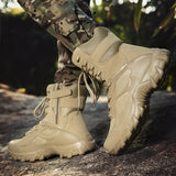 Men’s Tactical Desert Boots – Lightweight High-Top Outdoor Hiking Boots