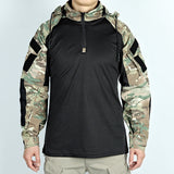Men's Outdoor Tactical Short Sleeve Stand Jacket