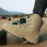 Mid-Top Tactical Combat Boots Wear-Resistant Hiking & Desert Boots
