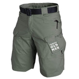 Men’s IX7 Tactical Shorts – 5-Pocket Camouflage Military Work Pants for Outdoor, Hiking, and Summer Training