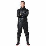 Full-Body Waterproof Waders with Steel Bottom – Durable One-Piece Fishing & Wading Pants