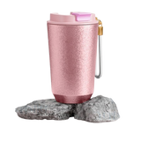 Luxury Pure Titanium Insulated Tumbler with Carry Strap – Portable Straight Cup