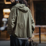 Retro M51 Military Jacket Vintage Fishtail Hooded Workwear Coat