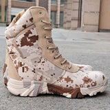 Python Pattern Military Fan Tactical Boots