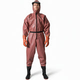 Full-Body Waterproof Waders with Steel Bottom – Durable One-Piece Fishing & Wading Pants