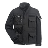 Men’s Tactical Motorcycle Windbreaker | Waterproof Mid-Length Outdoor Jacket