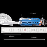 EDC Stainless Steel Knife & Pliers Combo: Folding Multi-Tool for Outdoor
