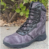 Python Pattern Military Fan Tactical Boots