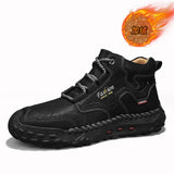 Men’s Plus Velvet Martin Boots | Warm Mid-Top Casual Outdoor Boots