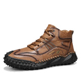 Men’s Plus Velvet Martin Boots | Warm Mid-Top Casual Outdoor Boots