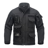 Men’s Tactical Motorcycle Windbreaker | Waterproof Mid-Length Outdoor Jacket