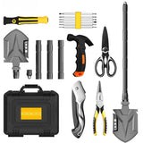 Multifunctional Folding Engineer Shovel Set: Survival & Camping Tool