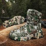 Large Size Camo Combat Boots for Men | Outdoor Tactical Hiking Boots