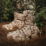 Large Size Camo Combat Boots for Men | Outdoor Tactical Hiking Boots
