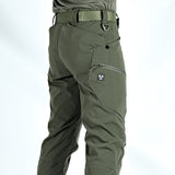 Men's Quick Dry Elastic Fabric Tear Resistant Tactical Multi Pocket Cargo Pants