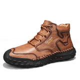 Men’s Plus Velvet Martin Boots | Warm Mid-Top Casual Outdoor Boots