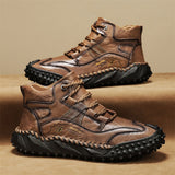 Men’s Plus Velvet Martin Boots | Warm Mid-Top Casual Outdoor Boots