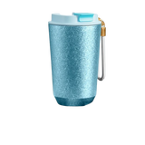 Luxury Pure Titanium Insulated Tumbler with Carry Strap – Portable Straight Cup